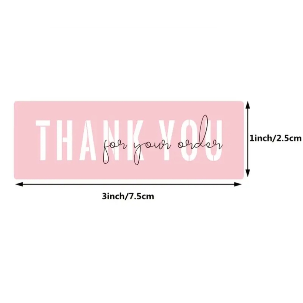 New 120 Thank you for your order stickers - Picture 3 of 3